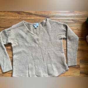 Pure Collection Cashmere Sweater in Brown sz 12 RUNS SMALL